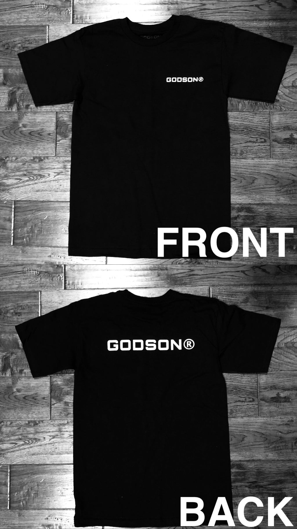 Registered Logo Work T-shirt - GODSON