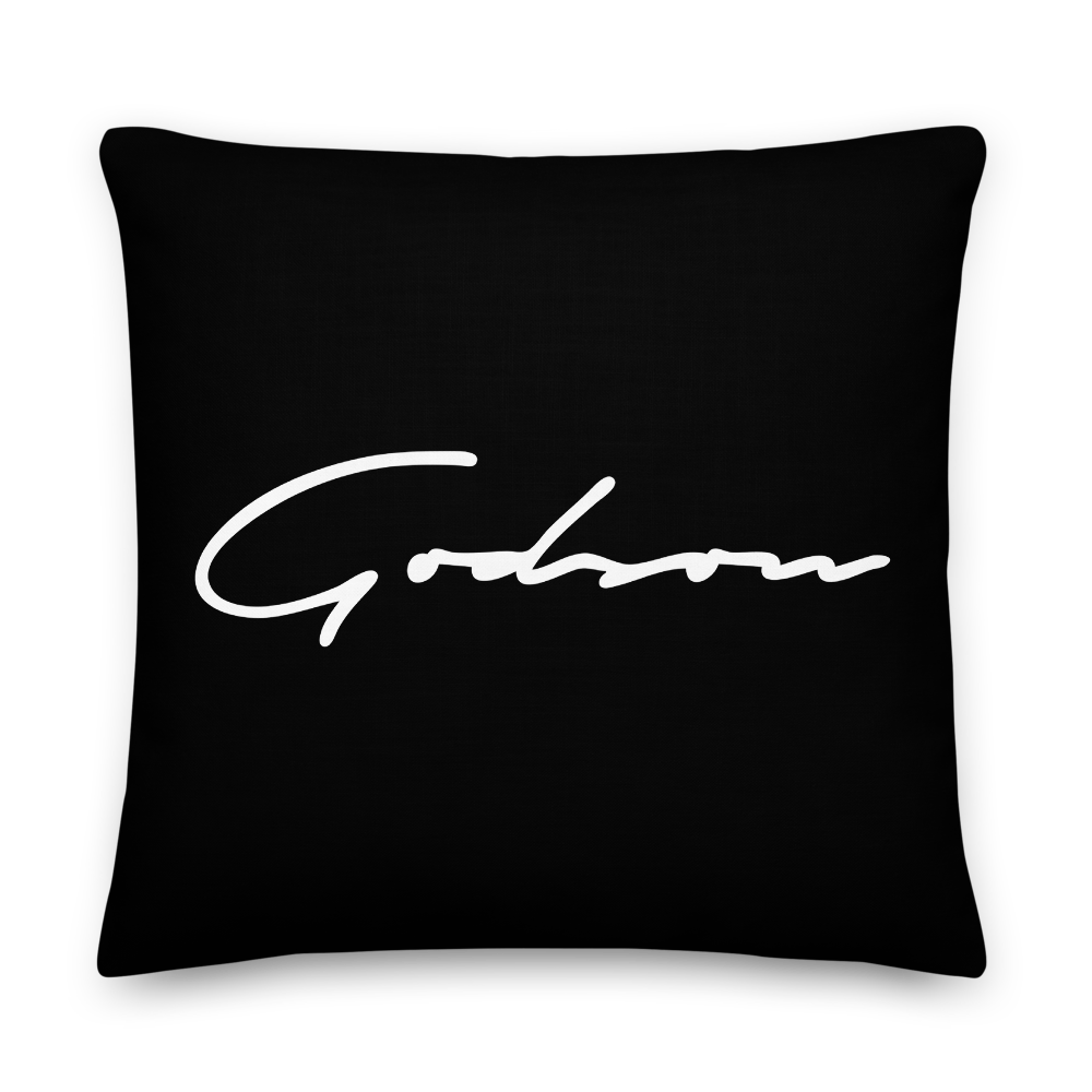 Signature Logo Premium Pillow - GODSON