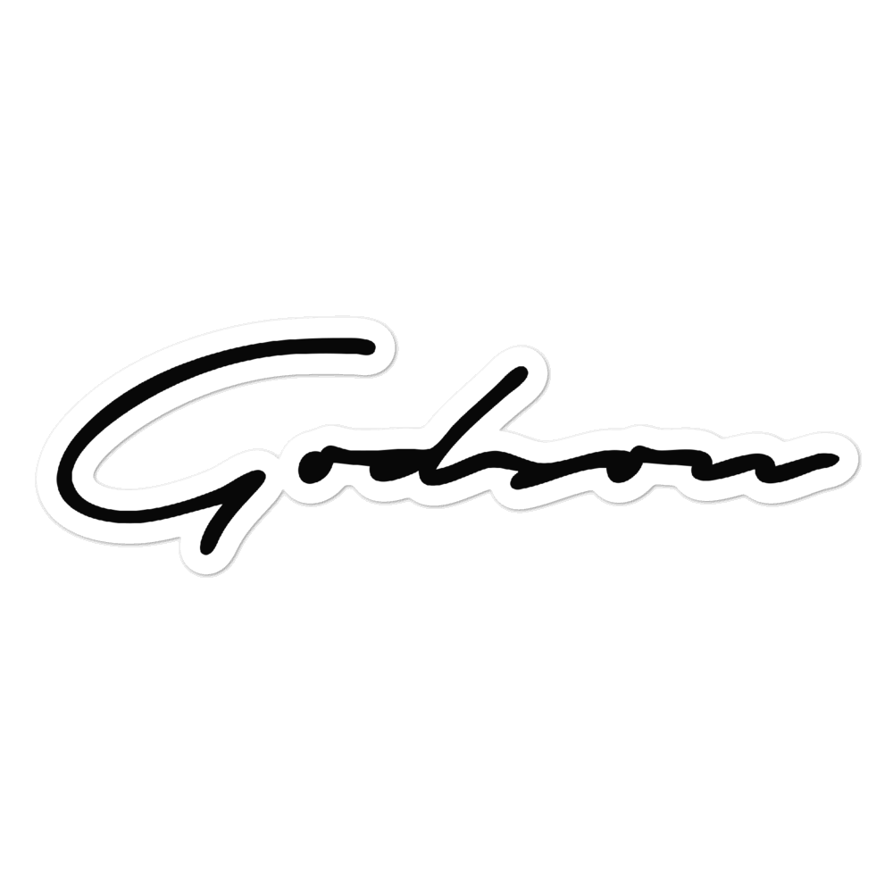 Signature Logo Bubble-free stickers - GODSON